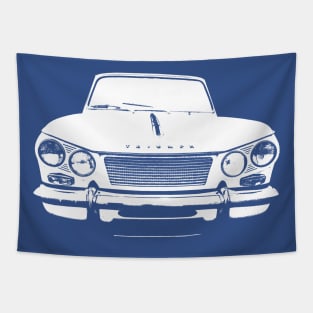 Triumph Vitesse 1960s British classic car monoblock white Tapestry