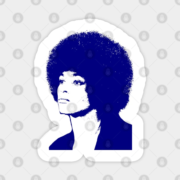 Angela Davis Magnet by Historia