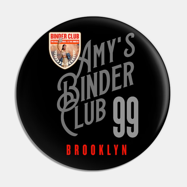 Amy's Binder Club Pin by Trazzo