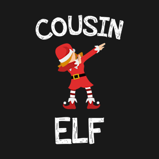 Dabbing Cousin Elf Matching Christmas Family T-Shirt