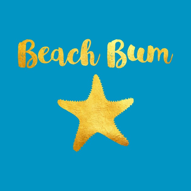 Beach Bum and starfish by LittleBean
