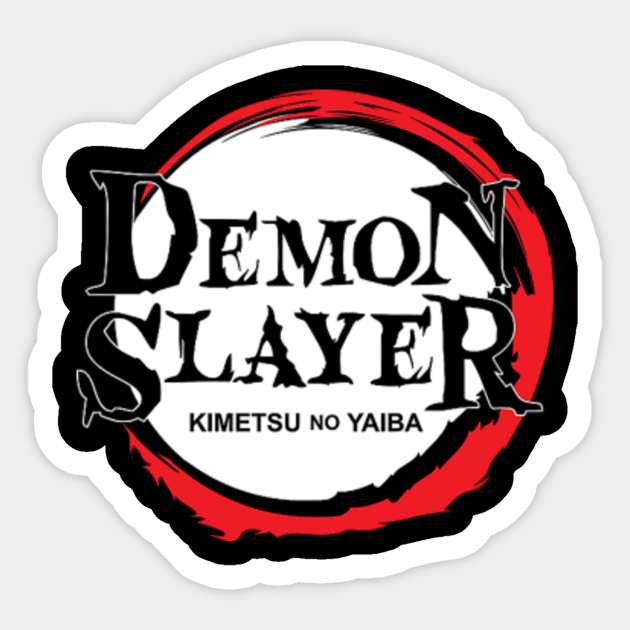 Demon Slayers Logo Demon Slayer Kimetsu No Yaiba Anime Sticker Teepublic Demon slayer logo high quality. demon slayers logo