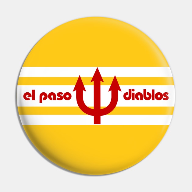 Defunct - El Paso Diablos Baseball Pin by LocalZonly