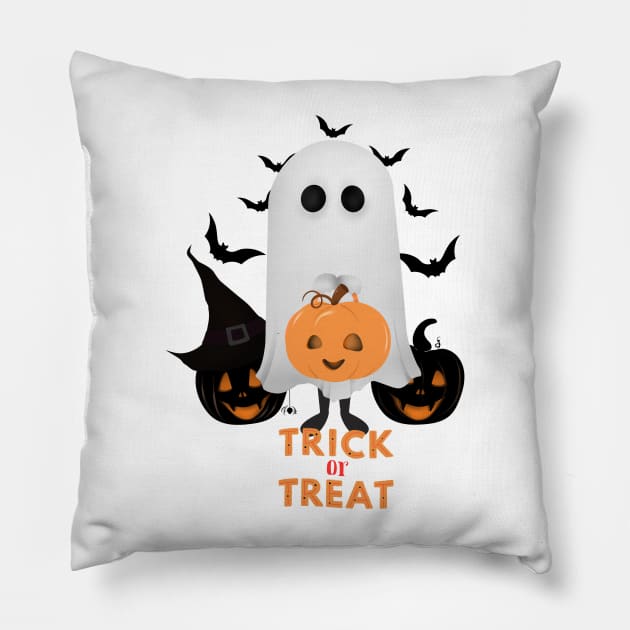 Trick or Treat Pillow by Kasza89