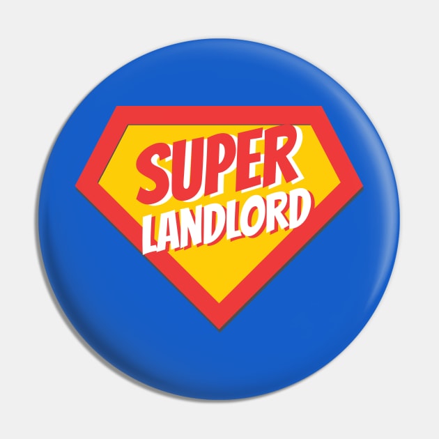 Landlord Gifts | Super Landlord Pin by BetterManufaktur