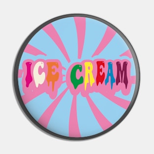 Melting Ice Cream Pin