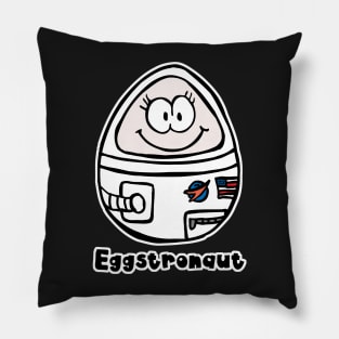 Eggstronaut Girl - The Astronaut Egg Pillow