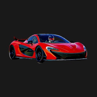 McLaren P1 Cartoon T-Shirt