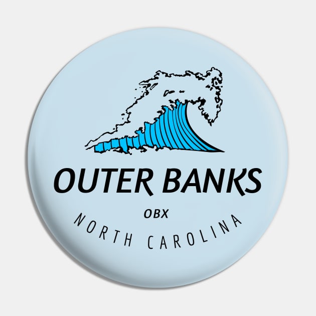 Catching Waves at the Outer Banks Pin by BackintheDayShirts