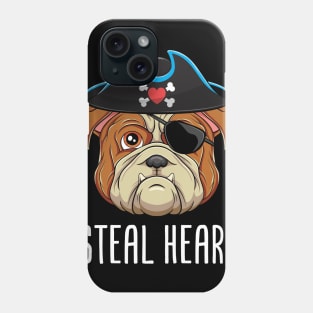 I Steal Heart Valentine Gift For Dog Lover Phone Case