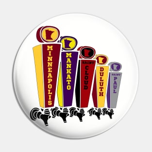 Minnesota Colleges on Tap Pin