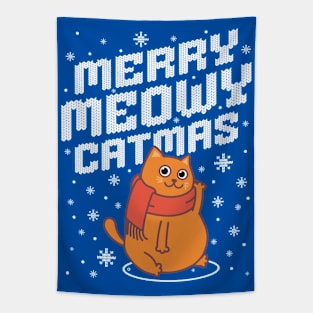 Merry Meowy Catmas Tapestry