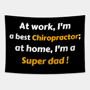 Chiropractor super dad gift Tapestry