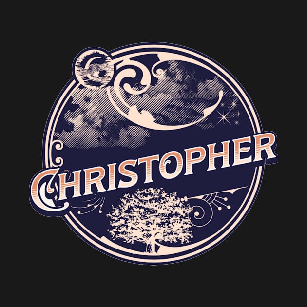 Christopher Name Tshirt by Renata's