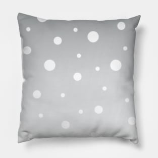 Wintermood | White | Gray Gradient Pillow