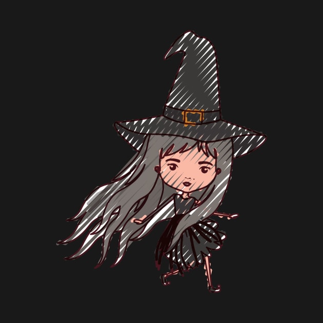 Cute Little Witch by Am I Dreaming : Design by Marlene Lopez