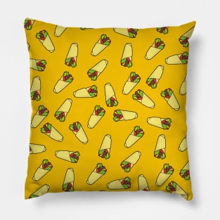 Tortilla Wrap Icon Pillow