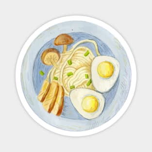 Egg Dish Watercolor Magnet