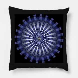 Blue sphere Pillow