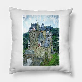 Legacy German Castle. For Vintage Castle Lovers. Pillow