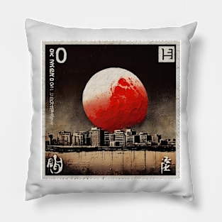 red moon # 003 Pillow