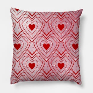 HEARTBEAT Happy Valentines Day. Pillow