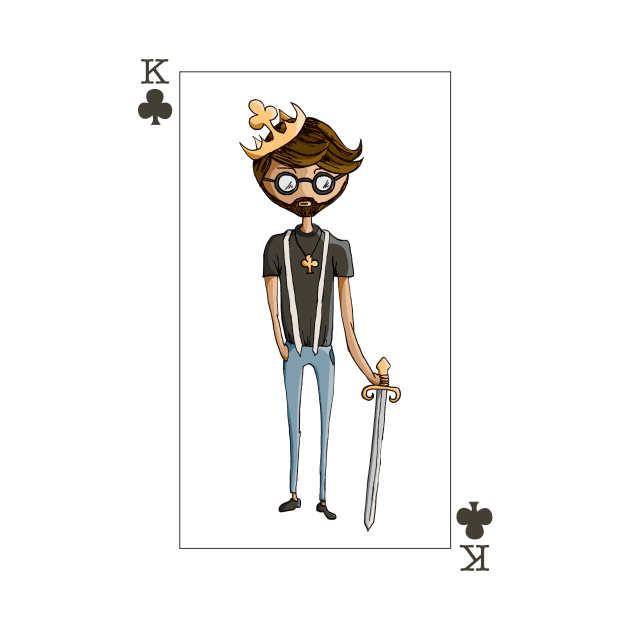 King of Clubs by byjasmineallan