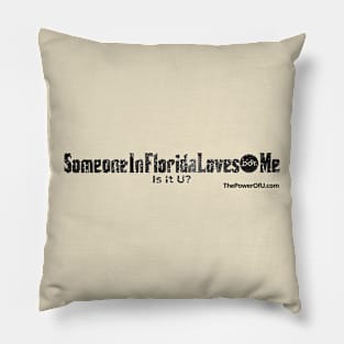 SomeOneInFloridaLoves dot Me Pillow