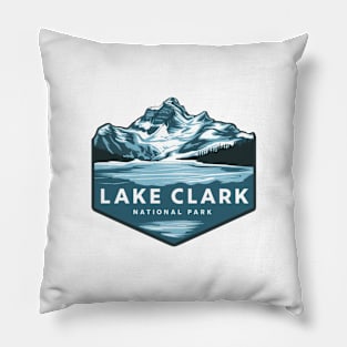 Frozen Lake Clark National Park Alaska Pillow