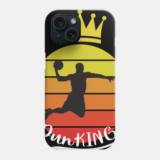 Retro vintage dunking basketball king Phone Case