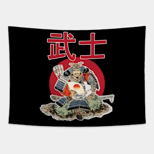 Japan Samurai Artwork Tapestry