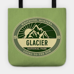 Glacier National Park, Est. 1910.  Whitefish, Montana, Going to the Sun Tote