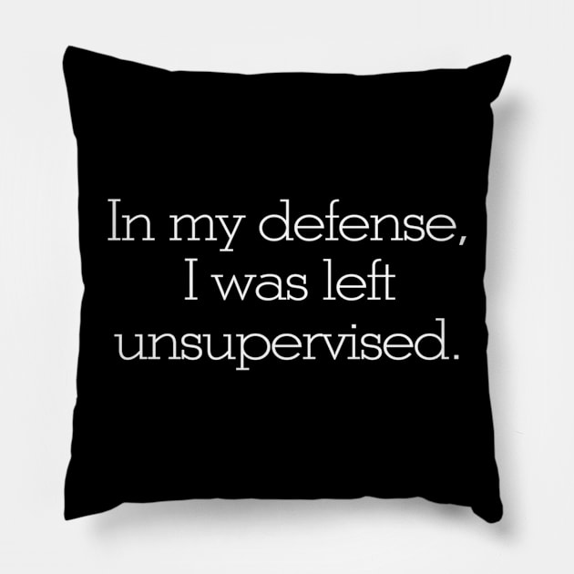 In my defense, I was left unsupervised Pillow by discpeplum