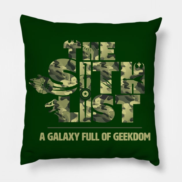 The Sith List Camo Pillow by The Sith List