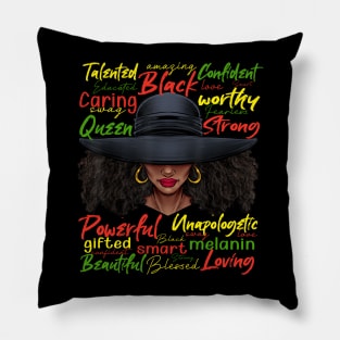 African Black History African American Ladies Juneteenth Pillow