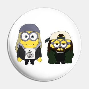 Jay and Silent Minion Pin