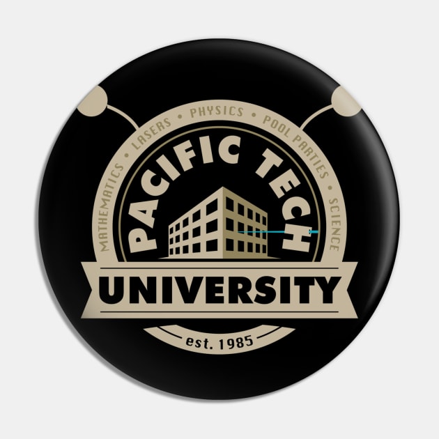 Pacific Tech University Pin by iceknyght