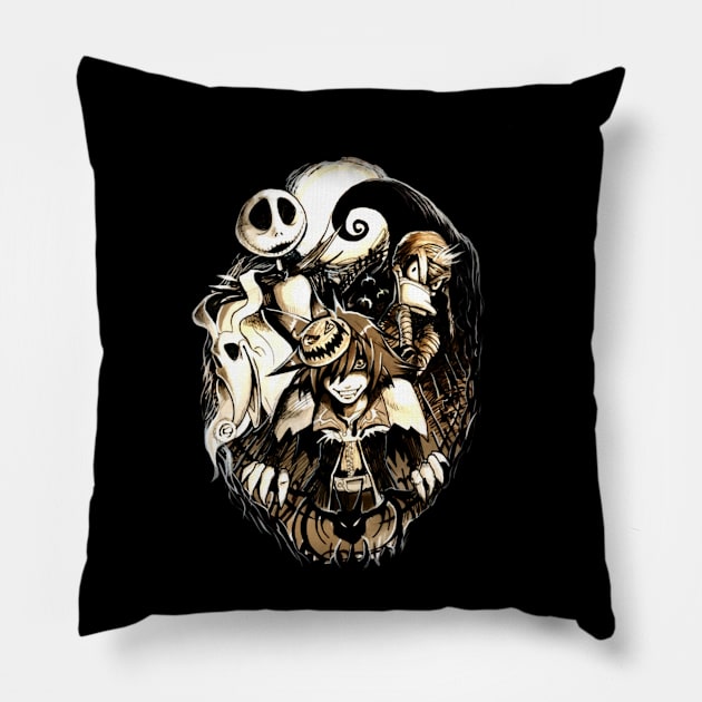 Halloween Town Pillow by michelo13