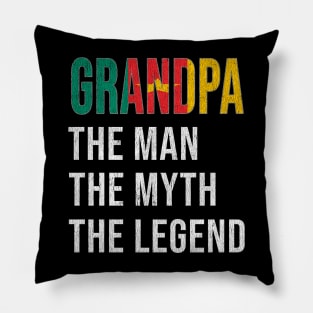 Grand Father Cameroonian Grandpa The Man The Myth The Legend - Gift for Cameroonian Dad With Roots From  Cameroon Pillow