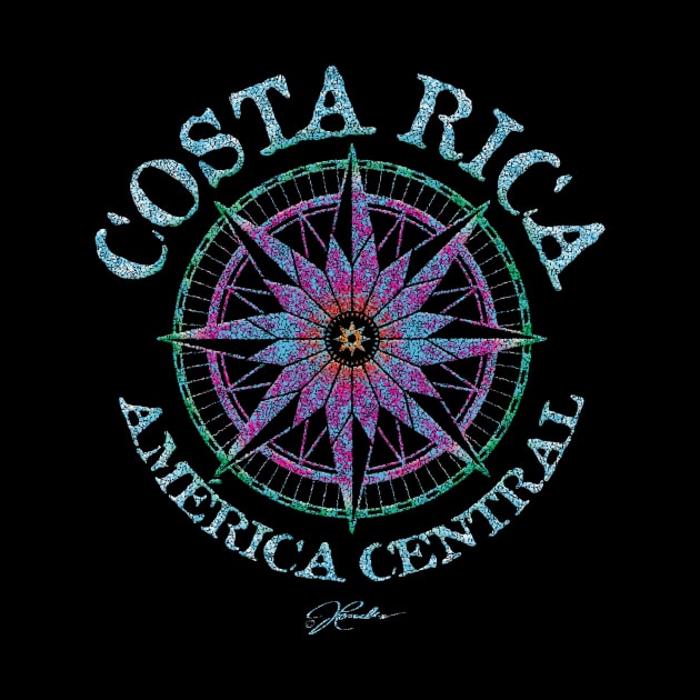 Costa Rica, Compass Rose by jcombs