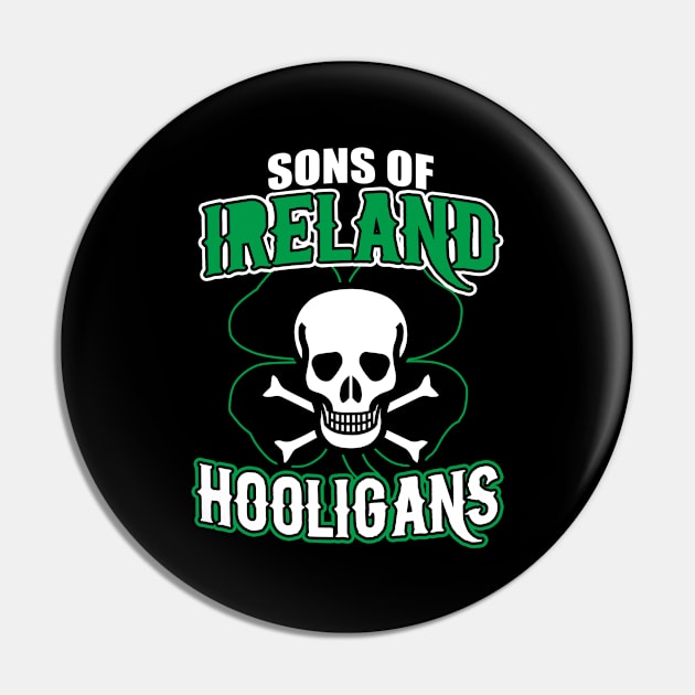 Sons Of Ireland Pin by funkyteesfunny