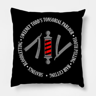 Sweeney Todd Tonsorial Parlour Pillow