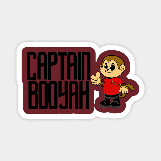 Captain Booyah 2 Magnet by GeekandMonkey