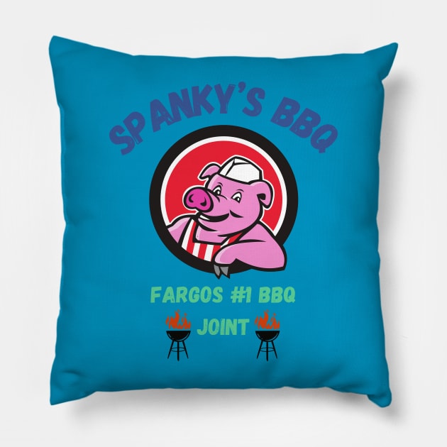 Spankys bbq Pillow by Benjamin Customs