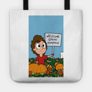 Welcome Great Pumpkin Tote