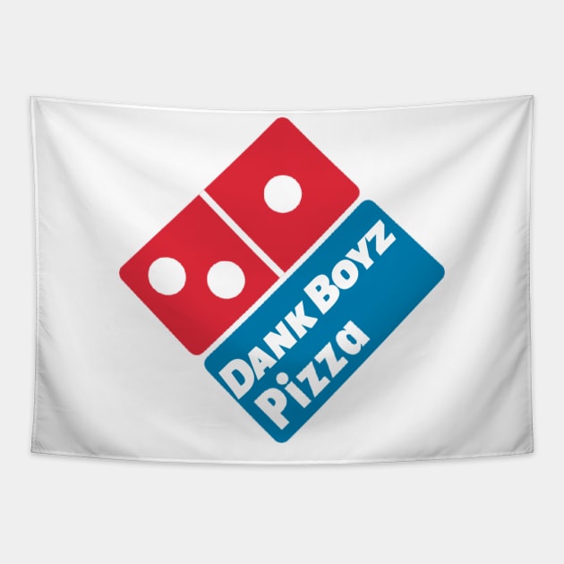 Dank Boyz Pizza Tapestry by dankboyz