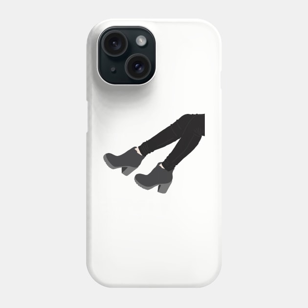 Boots Girl Phone Case by iadesigns