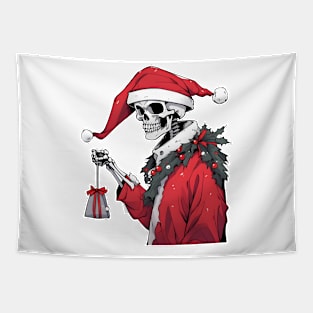 Christmas Skulls Tapestry