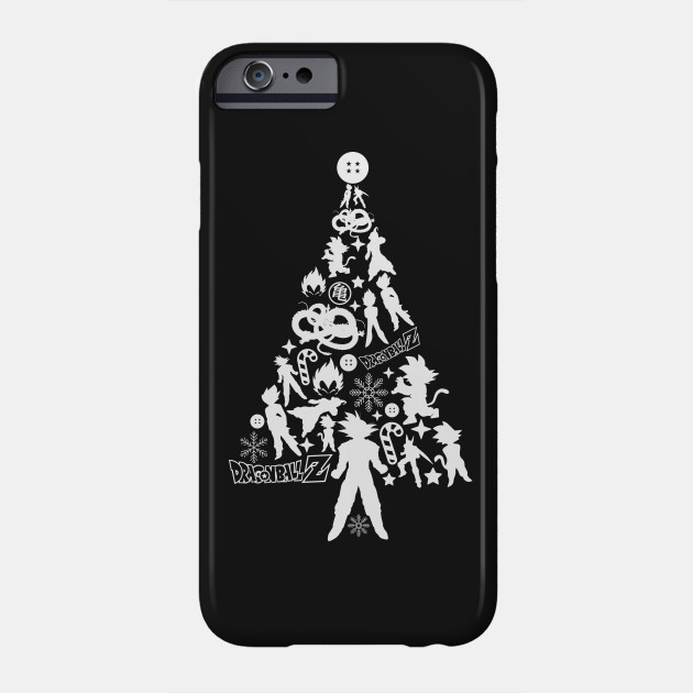 Dragon Ball Z Christmas Tree Silhouette White Dragon Ball Z