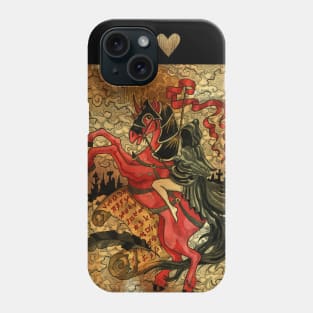 Dark Knight. Gothic Mysteries Design. Phone Case